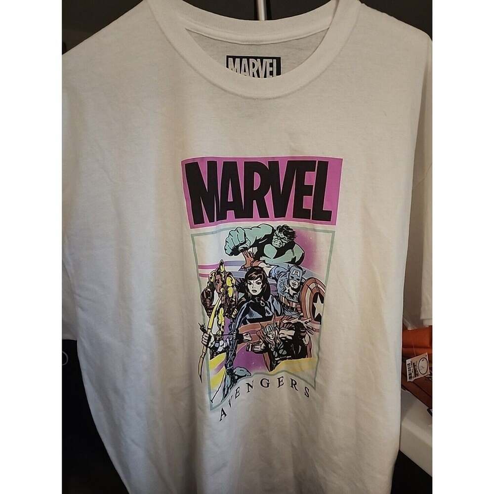 The Avengers T-shirt marvel comics men's adultgraphic tee 2XL Excellent CR3 - Picture 2 of 5